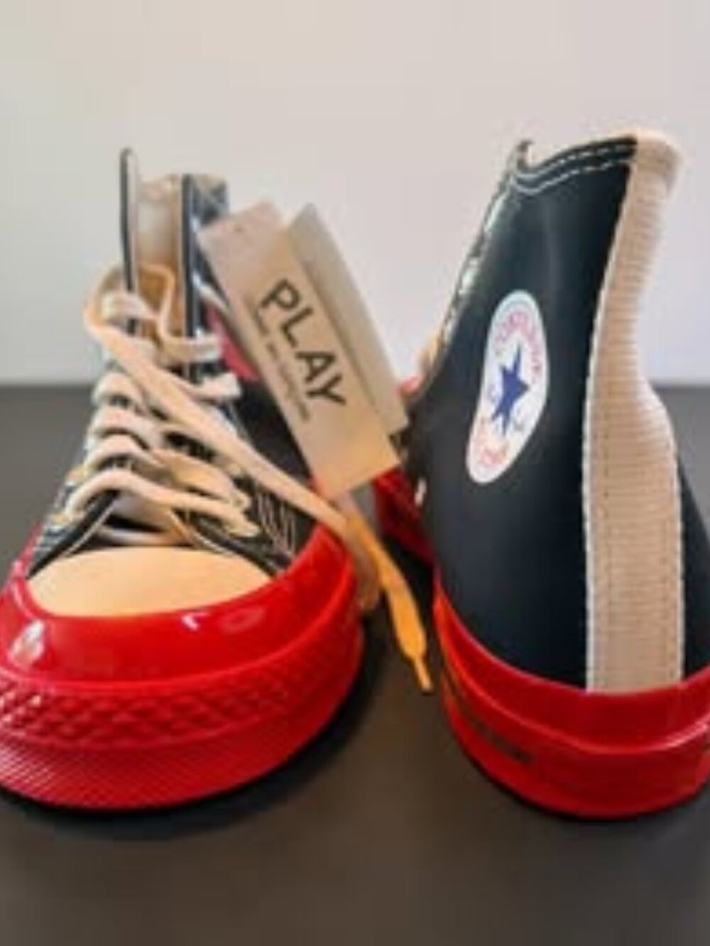 NWT Comme des Garçons PLAY x Converse Chuck 70 High Top Red Sole (Men's 7)